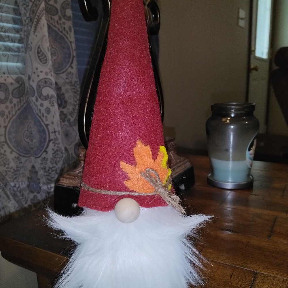 Handmade fall gnome